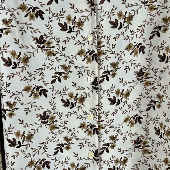Laura Scott Floral Button Down Blouse 20W - Picture 2 of 8